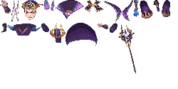 Dark Mage - helmet - Transparent Layer PNG