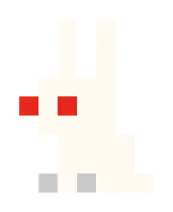 Pixel Rabbit - pixel art - PNG Images
