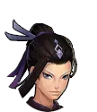 Purple-haired Youth - mystery - Transparent Layer PNG
