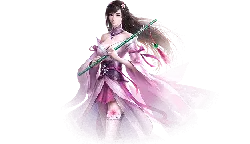 Purple Robe Fairy - Lossless PNG