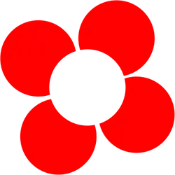 Five Petals Flower - PNG
