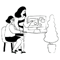 Office Scene - office - plant - Transparent Layer PNG