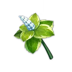 Blue Flower - blue - green - Transparent Background PNG