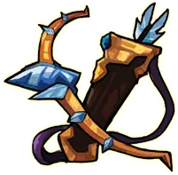 Ice Bow and Arrow - Transparent Background PNG