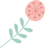 Flower - simple - pink - No Background PNG