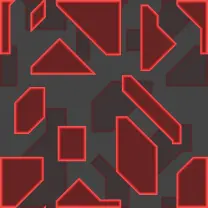 Abstract Geometric Pattern - red - abstract - No Background PNG