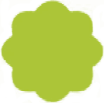 Green Flower - leaves - High Resolution PNG