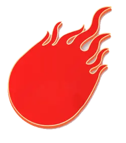 Flame Logo - red - logo - No Watermark PNG