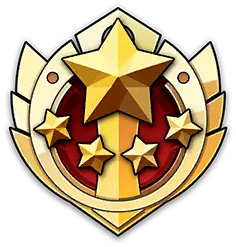Five-pointed Star Badge - star - Transparent Background PNG