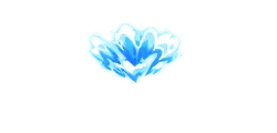Ice Flower - glow - High Resolution PNG