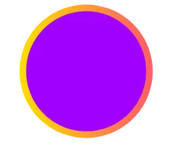 Colorful Ring - orange - Transparent Layer PNG