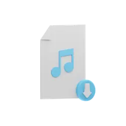 Music File Download Icon - icon - High Resolution PNG