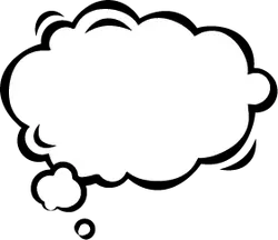 Thinking Bubble - Curated PNG