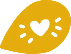 Heart Pattern - yellow - simple - High Resolution PNG