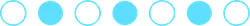 Blue Circle Sequence - visual art - Transparent Background PNG