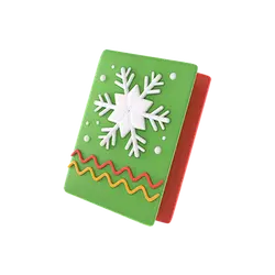 Christmas Card - gift - snowflake - Free Download PNG