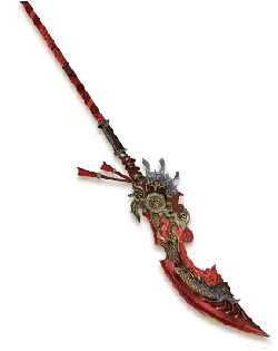 Blood-red Long Sword - metal - High Resolution PNG