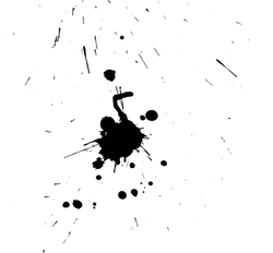 White Arrow on Black Background - contrast - Lossless PNG