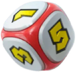 Dice - yellow - Transparent Layer PNG