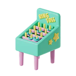 Ring Toss Game - interactive - Transparent Background PNG