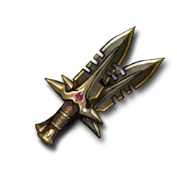 Double-bladed Sword - gemstone - Transparent Background PNG