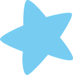 Blue Star - High Quality PNG