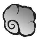 Cloud - gray - PNG
