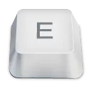 E Key - key - PNG
