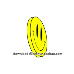 Smiley Face Emoji - design - PNG