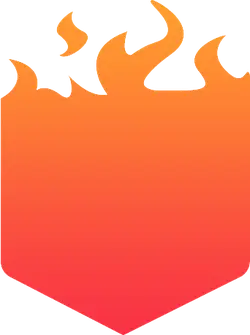 Flame Shield - graphic design - Free PNG
