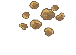 Golden Polygons - irregular - PNG Images