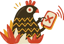Chicken with Phone - phone - Transparent Layer PNG