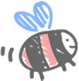 Bee - cartoon - No Background PNG