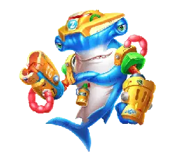 Mech Shark Warrior - shark - No Background PNG