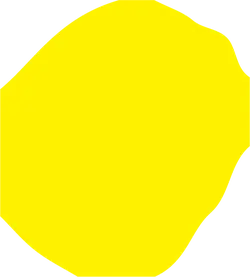 Yellow Irregular Shape - figure - PNG Images