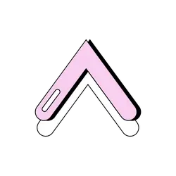 Pink Arrow - logo - Lossless PNG