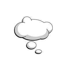 Thinking Bubble - speech - PNG