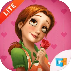 Girl with Rose - game - PNG