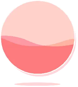 Pink Water Drop - simple - Transparent Layer PNG