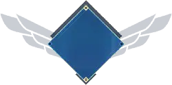 Blue Diamond Logo - geometric shape - Transparent Layer PNG