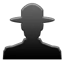 Mysterious Figure - outline - Transparent Layer PNG