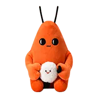 Orange Doll - toy - High Resolution PNG
