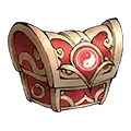 Red Treasure Chest - game prop - High Resolution PNG