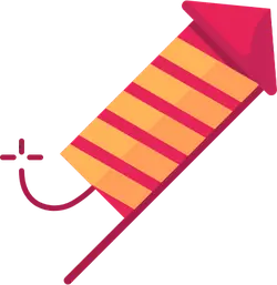 Firework - night - colorful - Lossless PNG