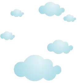 Clouds - floating - PNG