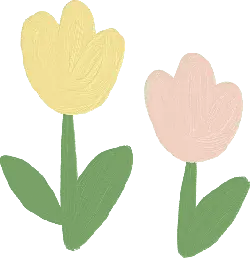 Two Flowers - No Watermark PNG