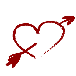 Heart with Arrow - romantic - PNG Images