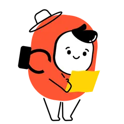 Little Boy - red - No Background PNG