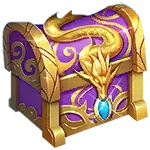 Purple Treasure Chest - gold - Free PNG