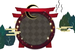 Mysterious Moon Gate Frame - frame - High Resolution PNG